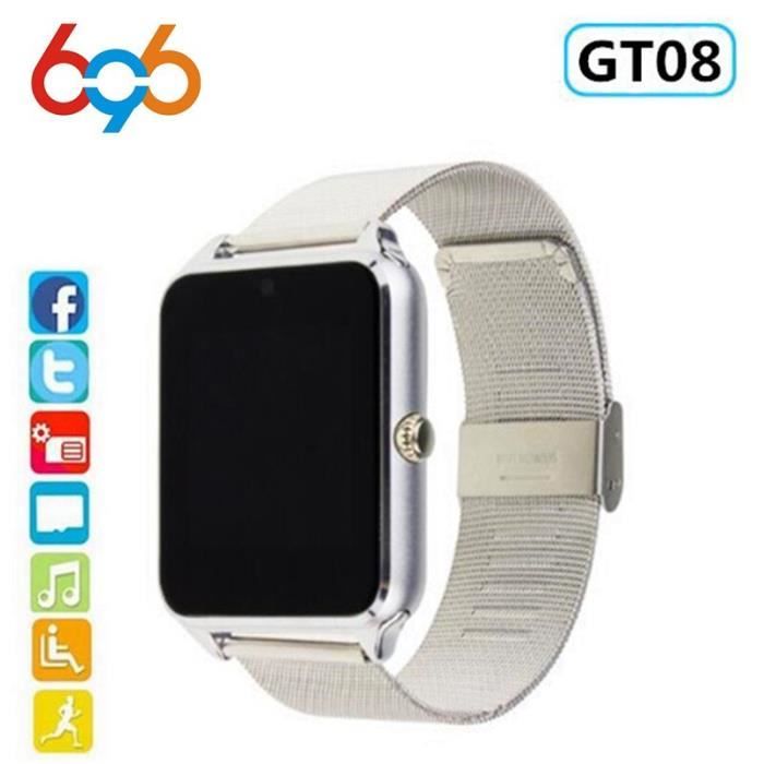 Montre connectée shop gt08 fiche technique