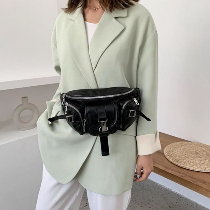Sac banane 2021 nouveau sac banane femmes en cuir taille sac de