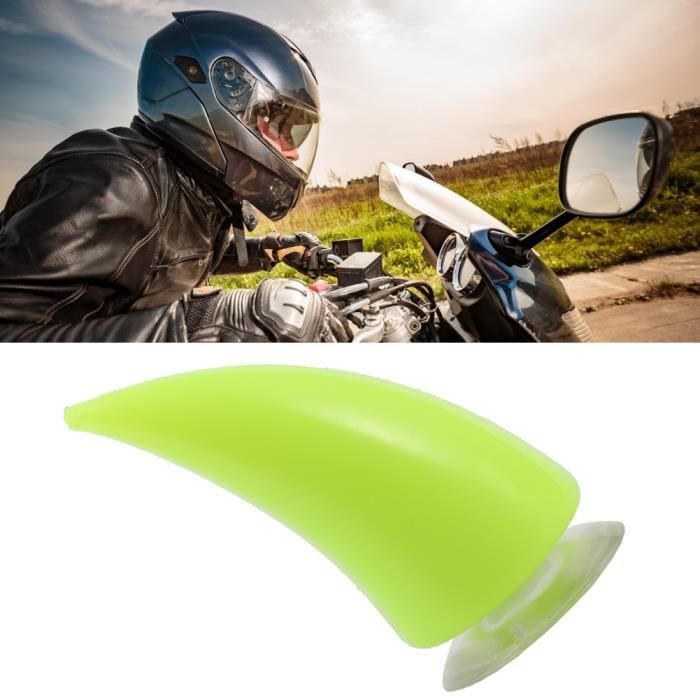 RIVET - accessoire de casque de moto Casque de moto Devil Demon Horn avec  accessoires de décoration ventouse (vert)