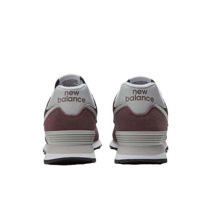 Basket Homme New Balance 574 U574CA2 Cuir Lacets Marron Marron Cdiscount Chaussures