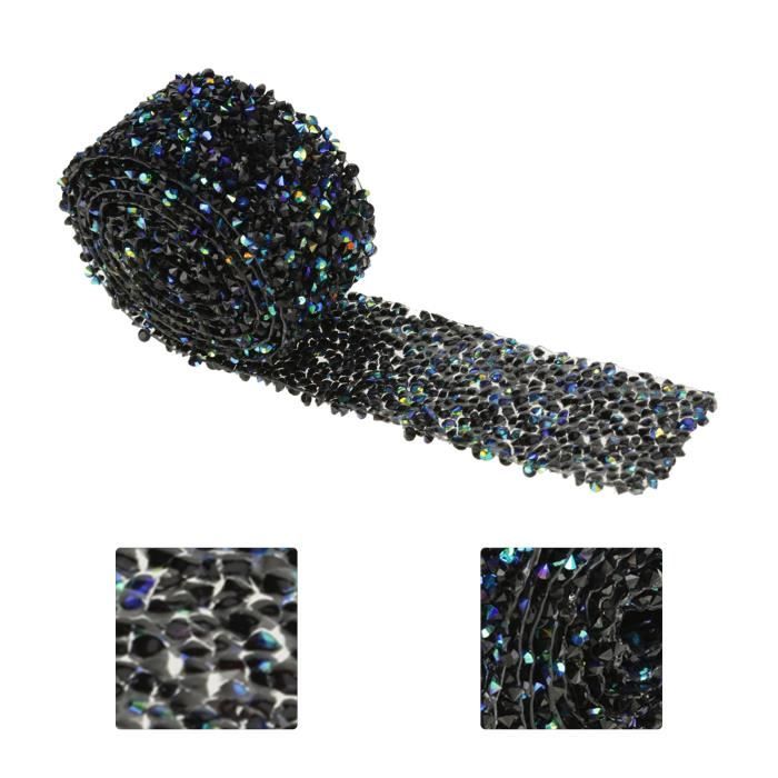 Winter Shore Bande Strass à Coudre 1.8m - Strass Argenté Pour Déco Vêtements, Mariage, DIY