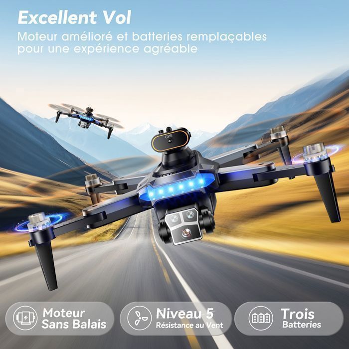 HYTOBP H867 Drone avec Caméra 4K pour Adultes et Débutants, Moteur Sans HYTOBP H867 Drone avec Caméra 4K pour Adultes et Débutants, Moteur Sans