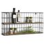 Etagere De Rangement Murale Bois Et Metal Design Avec 2 Etageres
