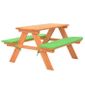 Table De Pique Nique Pour Enfants Avec Bancs 89x79x50 Cm Sapin