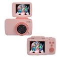 Appareil Photo enfant Selfie caméra Portable jouet cadeau d'anniversaire de Noël pour les filles de 3 à 9 ans avec carte SD 32 Go-0
