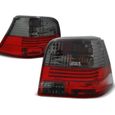 Paire de feux arriere VW Golf 4 97-03 rouge fume-27336412-0