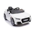 Voiture électrique pour enfants Audi TT RS 12V Licence Audi - Blanc-0
