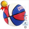 CONFO® Ballon de basket-ball en caoutchouc mousse, articles de sport en plein air, balle d'entraînement résistante à l'usure n ° 7-0