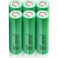 Authentic Samsung INR 18650-25R 3.6V 2500mAh Rechargeable Battery (6 pièces)-0