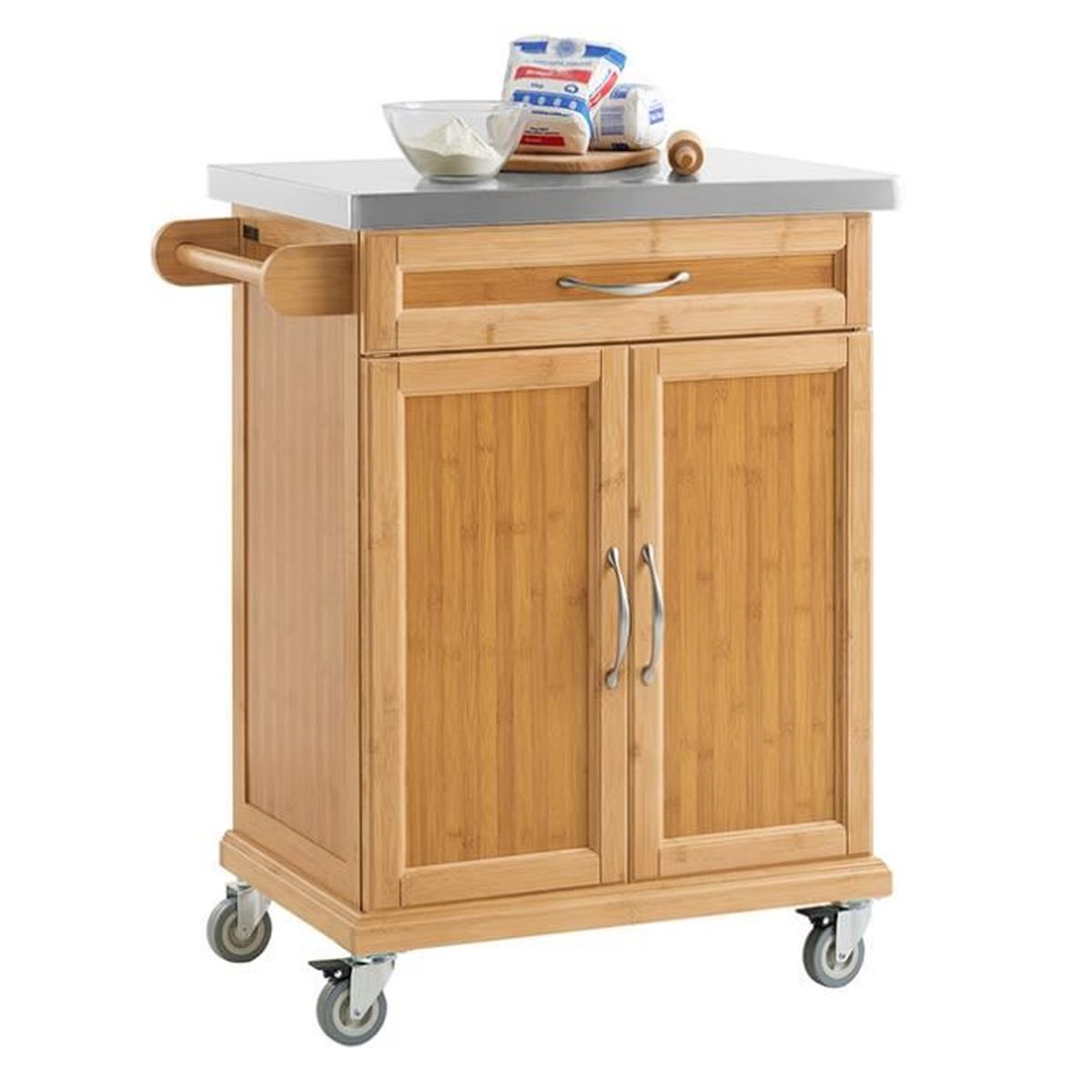 Sobuy Fkw13 N Desserte De Cuisine Table Roulante Meuble De