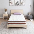 YIDATONG Matelas 90x190 cm, Ép 25 cm, Matelas Premium Ressorts Ensaches et en Mousse à Mémoire de Forme, Respirant - Oeko-Tex, 8 Zones