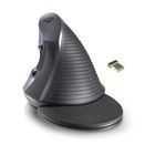 HAPPYHOMY Souris Verticale Gaming - DeLUX - M618 - Design Ergonomique - Confort Optimal - Sans Fil