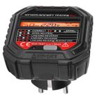 Testeur de prise - AYNEFY - HT107D - Affichage LCD - 7 modes d'éclairage LED - Tension maximale 250 V