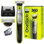 Rasoir électrique - Philips - OneBlade 360 QP2734 20 - Taille barbe humide ou sèche - Lames 5 longueurs