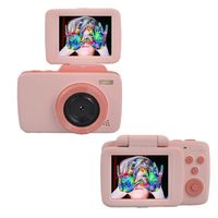 Appareil Photo enfant Selfie caméra Portable jouet cadeau d'anniversaire de Noël pour les filles de 3 à 9 ans avec carte SD 32 Go