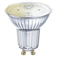 LEDVANCE Lampe LED intelligente avec technologie ZigBee, GU10-base, verre clair ,Blanc chaud (2700K), 350 Lumen, Remplacement de