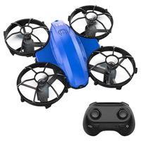 Drone RC 360° pour Enfants avec Maintien de l'altitude et Mode sans Tête - Bleu