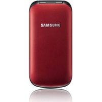 Samsung GT-E1190, Clapet, SIM unique, 3,63 cm (1.43"), 128 x 128 pixels, 800 mAh, Rouge