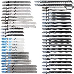 Lot De 10 Lames De Scie Sauteuse Black & Decker - Pour Couper Métal, Bois, Plastique - 8