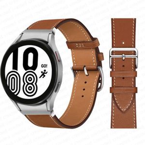 MONTRE CONNECTÉE Galaxy watch 4 40mm - Brun - Bracelet En Cuir Pour