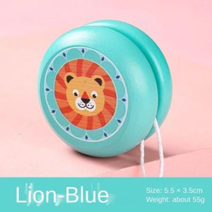 YOYO - ASTROJAX Lion yo-yo balle - Yo-yo en bois avec boule en métal, dessin animé, animal mignon, puzzle amusant, nouveauté