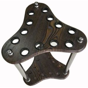 Support de Croix HIANG256/ Table de Billard Cue Bois de Forme Snooker Billard Cue Repose de Tige de Support pour Accessoires de piscines