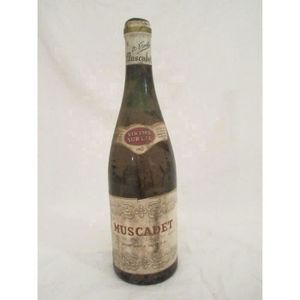 VIN BLANC muscadet andré vinet (bouteille sale) blanc 1962 -
