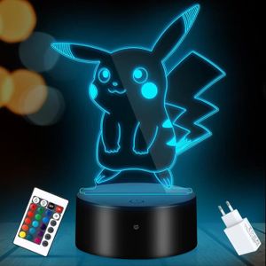Teknofun 37798 LED Lamp-Pikachu 10, Plastic, 5 W, Multicolore