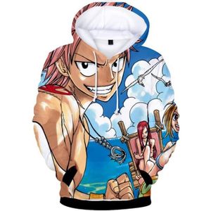 Unisexe Fairy Tail Hoodie Sweat Avec Capuche Garçon Fille Manche Longue 3d Imprimé Pull à Capuche Casual Automne Hiver