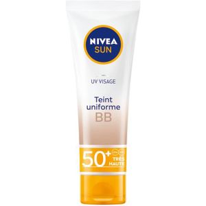 SOLAIRE CORPS VISAGE Pack de 2 - Protection solaire crème visage NIVEA FPS 50+ BB crème 50ml