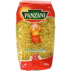 PENNE TORTI & AUTRES Panzani Pâtes Vermicelles 500 g - Lot de 6