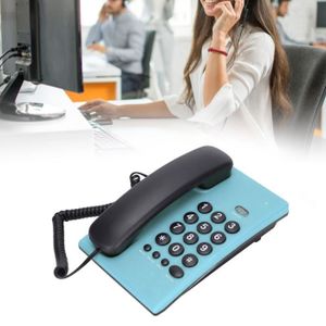 PIÈCE TÉLÉPHONE Qiilu Téléphone filaire de bureau KXT504 Téléphone