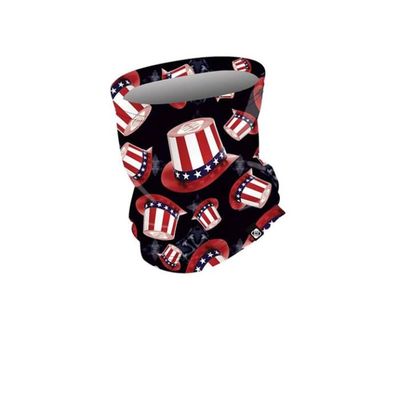 Tour de cou enfant Freegun - Chapeau Amer TU - Blanc/Multi - Polyester