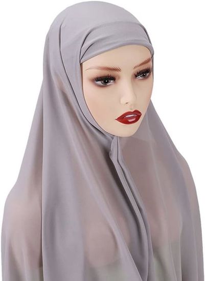 JDYaoYing Hijabs Musulmane Islamique Pour Femme, Turban Long
