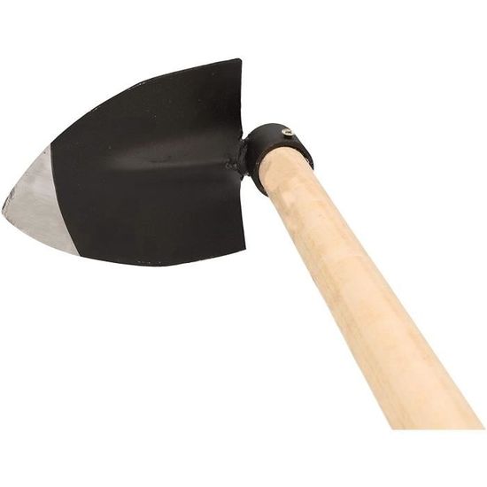 Binette KOTARBAU 157x130mm - Outil Jardin En Acier Avec Manche Bois 110cm, Désherbage, Plantation
