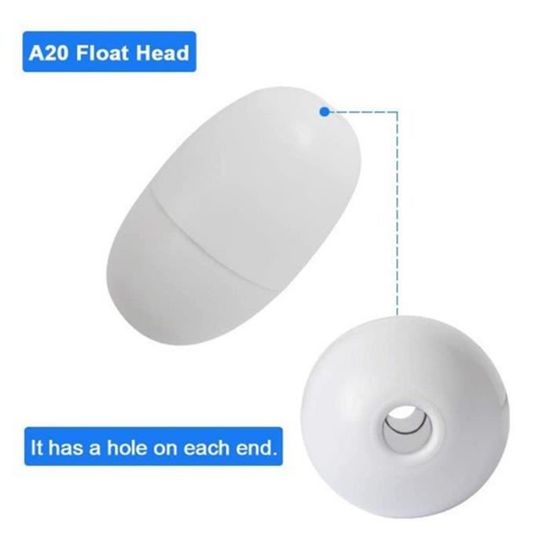 Flotteur De Tête A20 Pour Nettoyeur De Piscine Polaris 280 380 – Pièce De Rechange En Polycarbonate, Blanc