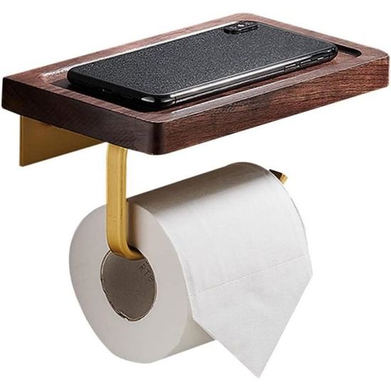 Range Oapier Toilette Avec Tablette Porte Papier Wc Sans Percage Derouleur  Papier Toilette Adhesif Mural Espace Aluminium Po[x1935] - Cdiscount  Bricolage