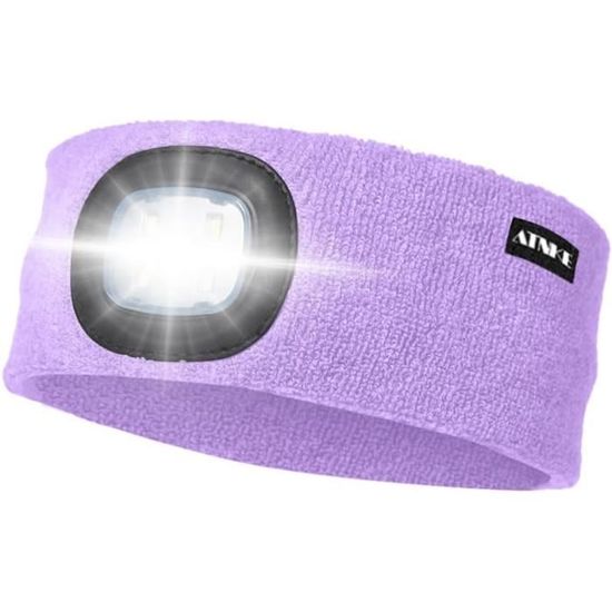 Lot De 2 Bandeaux Sport Polaire Unisexe - Anti-transpiration, Antidérapant - Pour Running, Fitness, Ski, Yoga