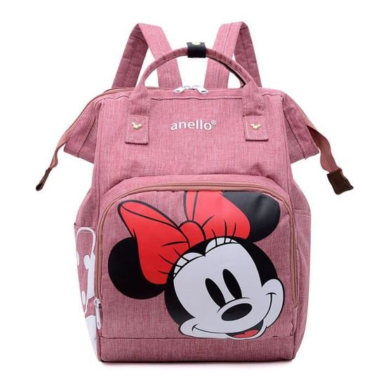 Mini Sac à Dos Femme Nylon Brodé - Léger, Spacieux, Bretelles Réglables - Pour École, Voyage, Ville