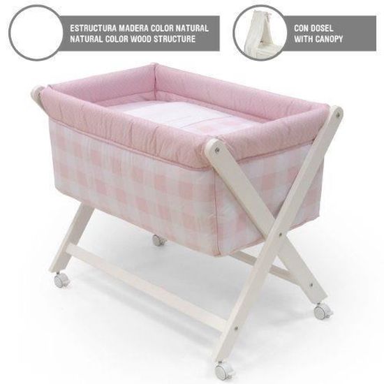 Cambrass Petit Berceau Bebe Rose 46 X 78 Cm Cdiscount Puericulture Eveil Bebe
