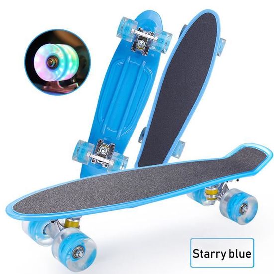 Skateboard Charge 100kg Skateboard Cruiser Complet CLCYTIP - Planche 31" Érable 8 Couches - Débutants Et Confirmés - ABEC-11 Skateboard Adulte Ado Charge 100kg