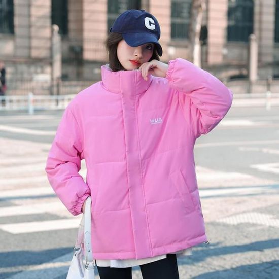 Manteau mouton rose on sale