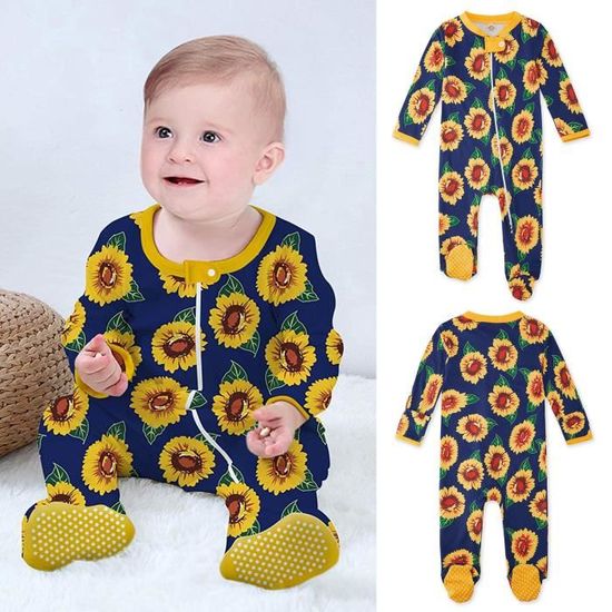 Combinaison Pyjama A Imprime Tournesol Pour Bebe Garcon Et Fille Lkxye90 Ion Yellow Cdiscount Pret A Porter Combinaison Pyjama A Imprime Tournesol Pour Bebe Garcon Et Fille Lkxye90 Ion Yellow Cdiscount Pret A Porter