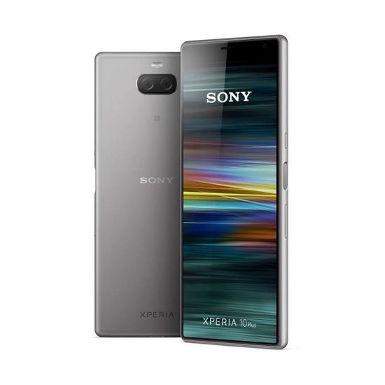 Sony Xperia 10 PLUS - Smartphone débloqué 4G (Ecran : 6,5" - 64 Go - Double Nano-SIM - Android) - Argent
