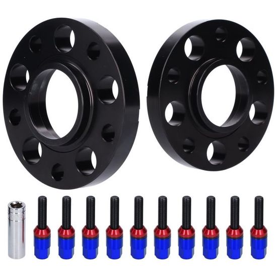 Entretoises De Roue Aluminium 2 Pièces – Épaisseur 15mm, PCD 5x114.3, CB 54.1mm, Pour élargir La Voie Voiture