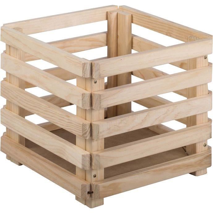 Alsino Bo/îte avec Couvercle Coffret en Bois Brut de qualit/é sup/érieure /à th/é Tea Box Caisse Valisette