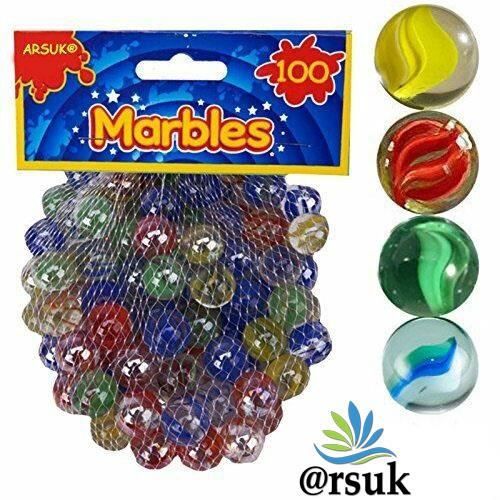 Colored Marbles Traditional Classic Billes en Verre Jeu de Plein Air JEUX DE RECRE D'EXTERIEUR /CIRCUIT DE BILLE Enfant Jeux et Joue