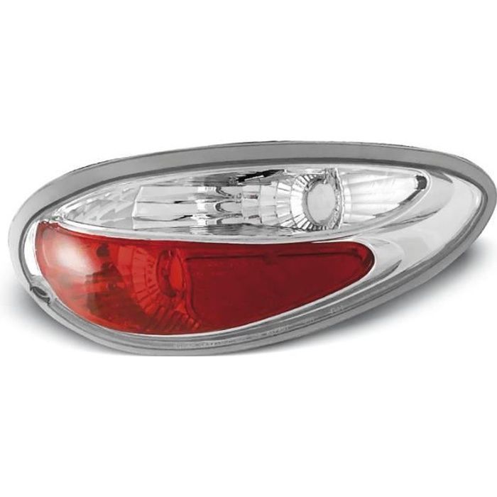 Paire de feux arriere Chrysler PT Cruiser 00-06 rouge blanc