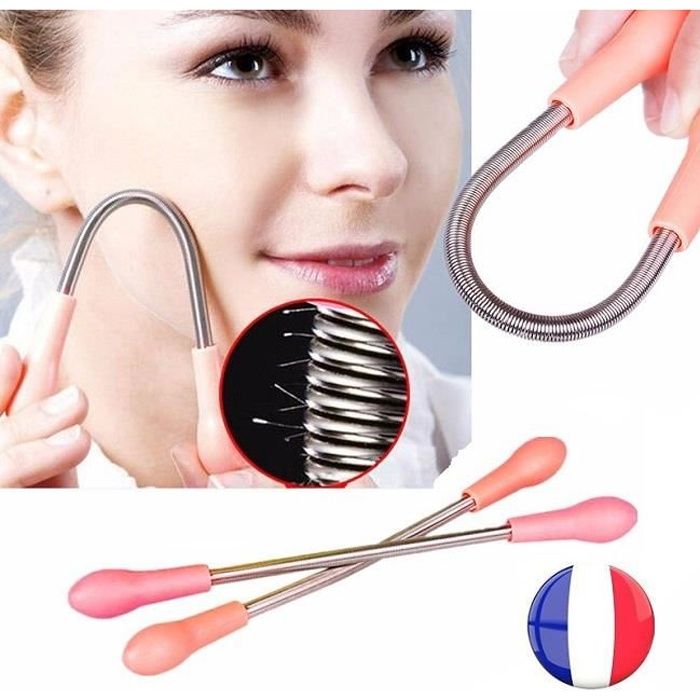 SIMPLISIM: EPILATEUR A RESSORT POUR VISAGE EPILATION FACIALE RAPIDE FACILE INDOLORE DURABLE