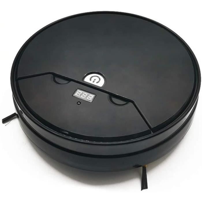ASPIRATEUR BALAI Aspirateur Robot Nettoyeur1800Pa fort aspirateur agrave faible bruit de fond Nettoyage Robot Balais et MoppingR340